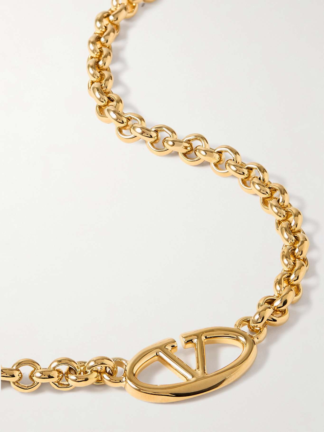 VLOGO Bold gold-tone necklace - 1