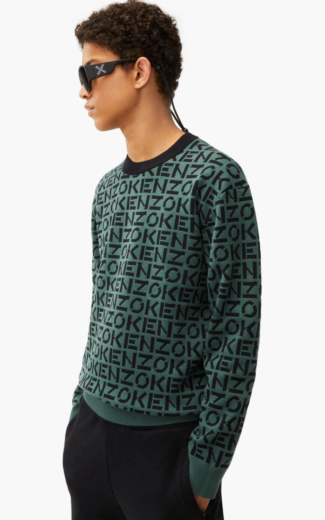 KENZO Sport monogram jumper - 2