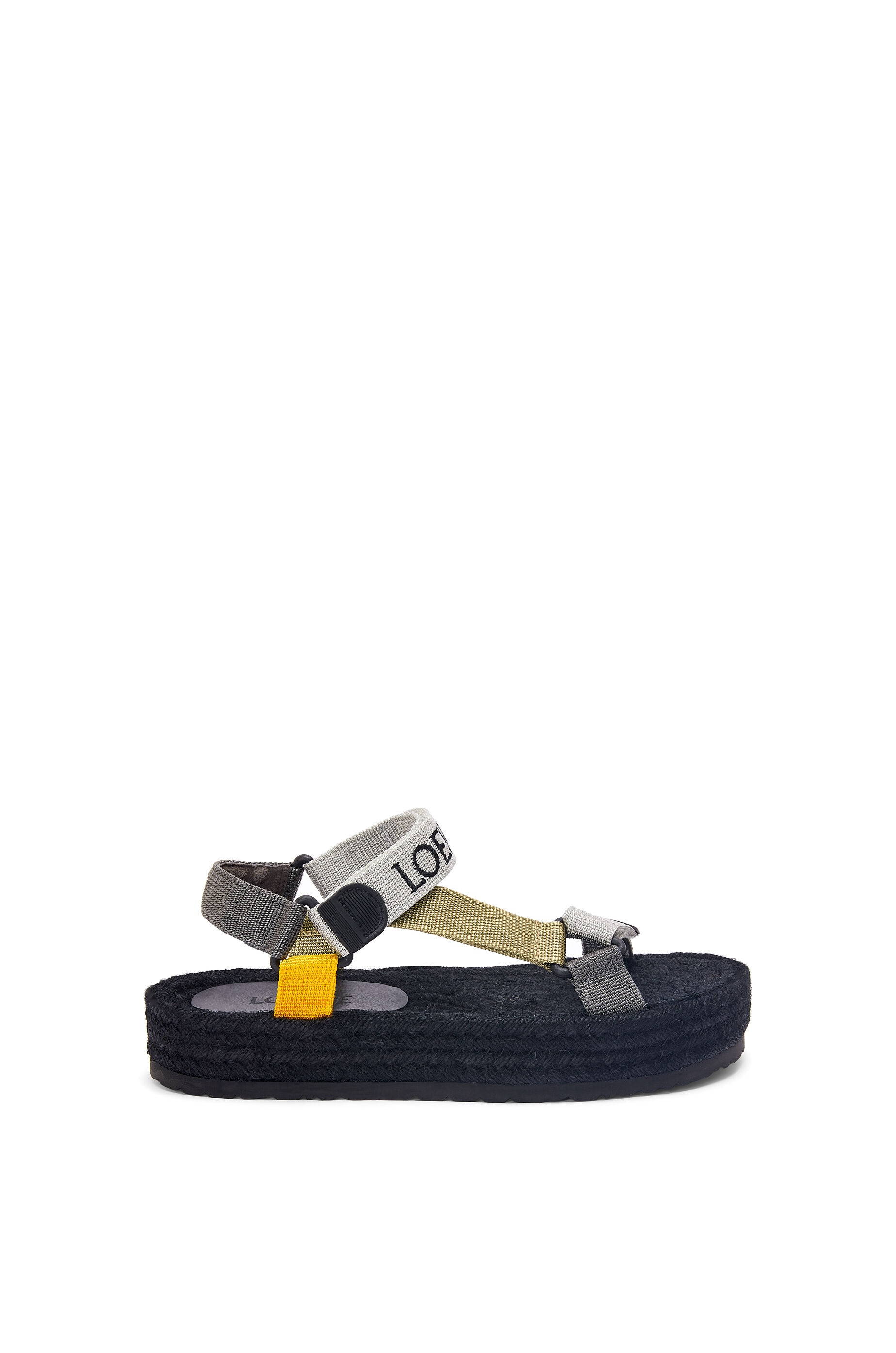 Strappy espadrille in nylon - 1