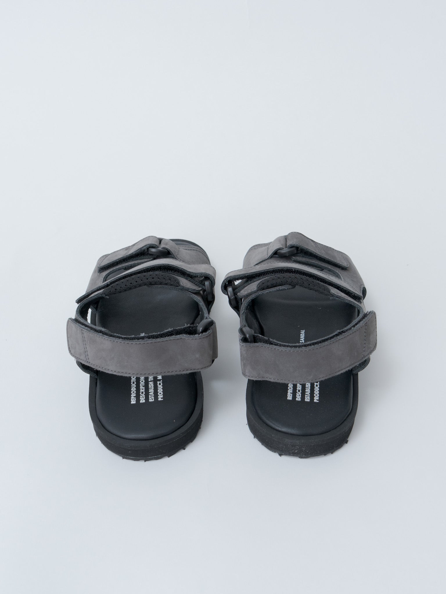 1837NL British Military Sandal - Dark Gray Nubuck (women's) - 6