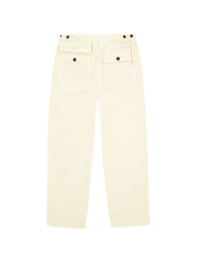 FORTELA patch-pocket linen trousers outlook