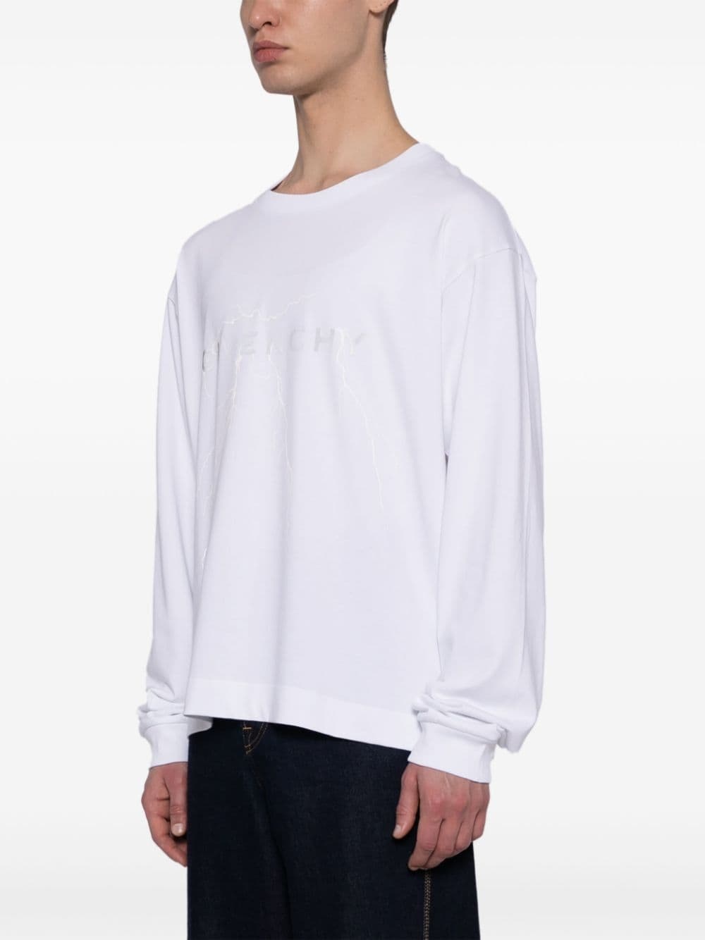logo-print cotton T-shirt - 3