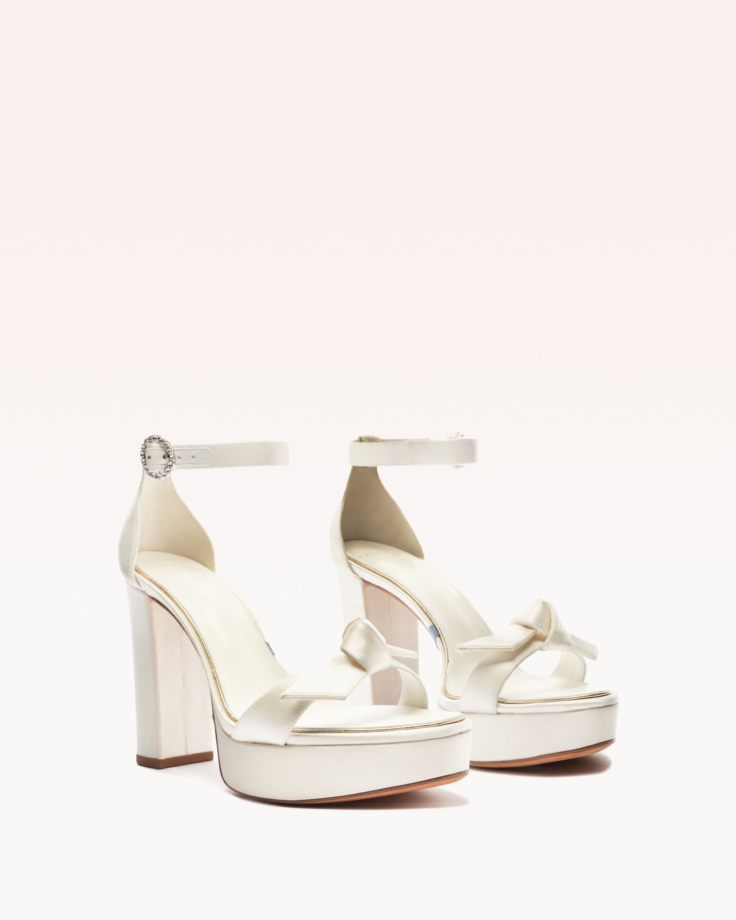 CLARITA PLATFORM BRIDAL 120 SATIN BIANCO - 3