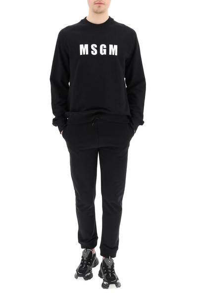 MSGM LOGO SWEATSHIRT outlook