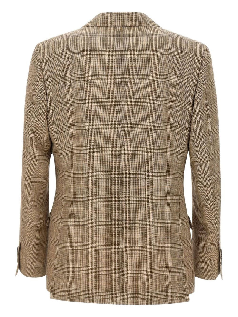 LARDINI houndstooth blazer outlook