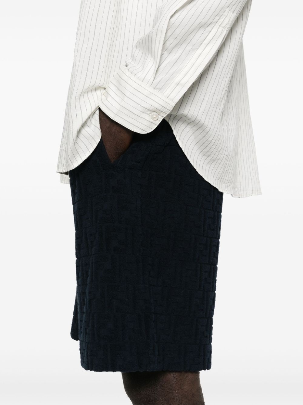 4G terry-cloth track shorts - 5