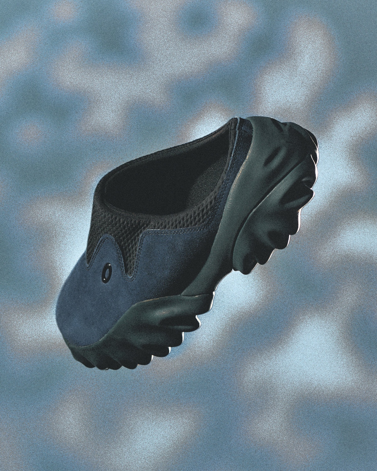 Oakley Factory Team Suede Chop Saw Mule - Navy/Black - 8