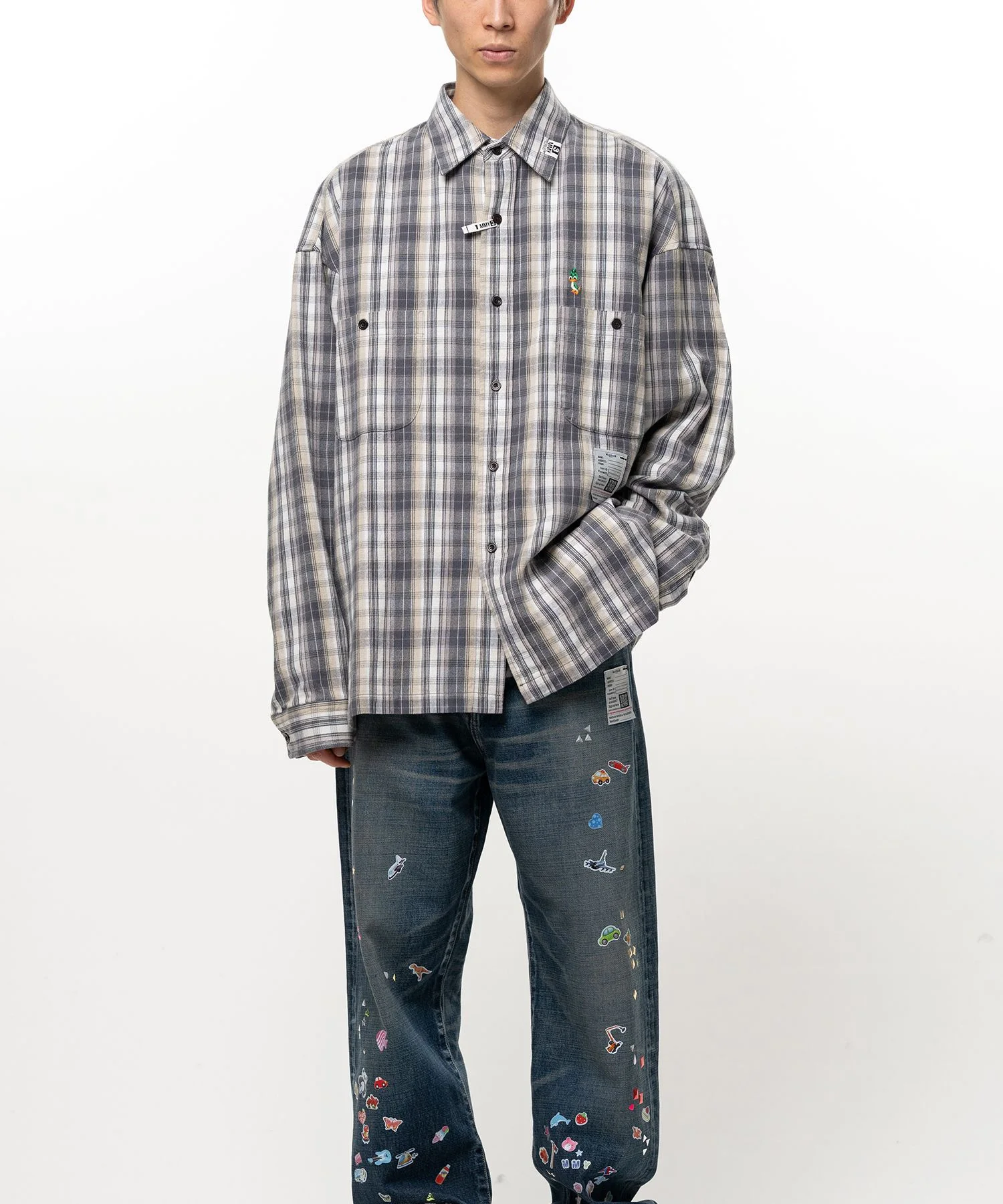 Check Long Sleeve Shirt - 1