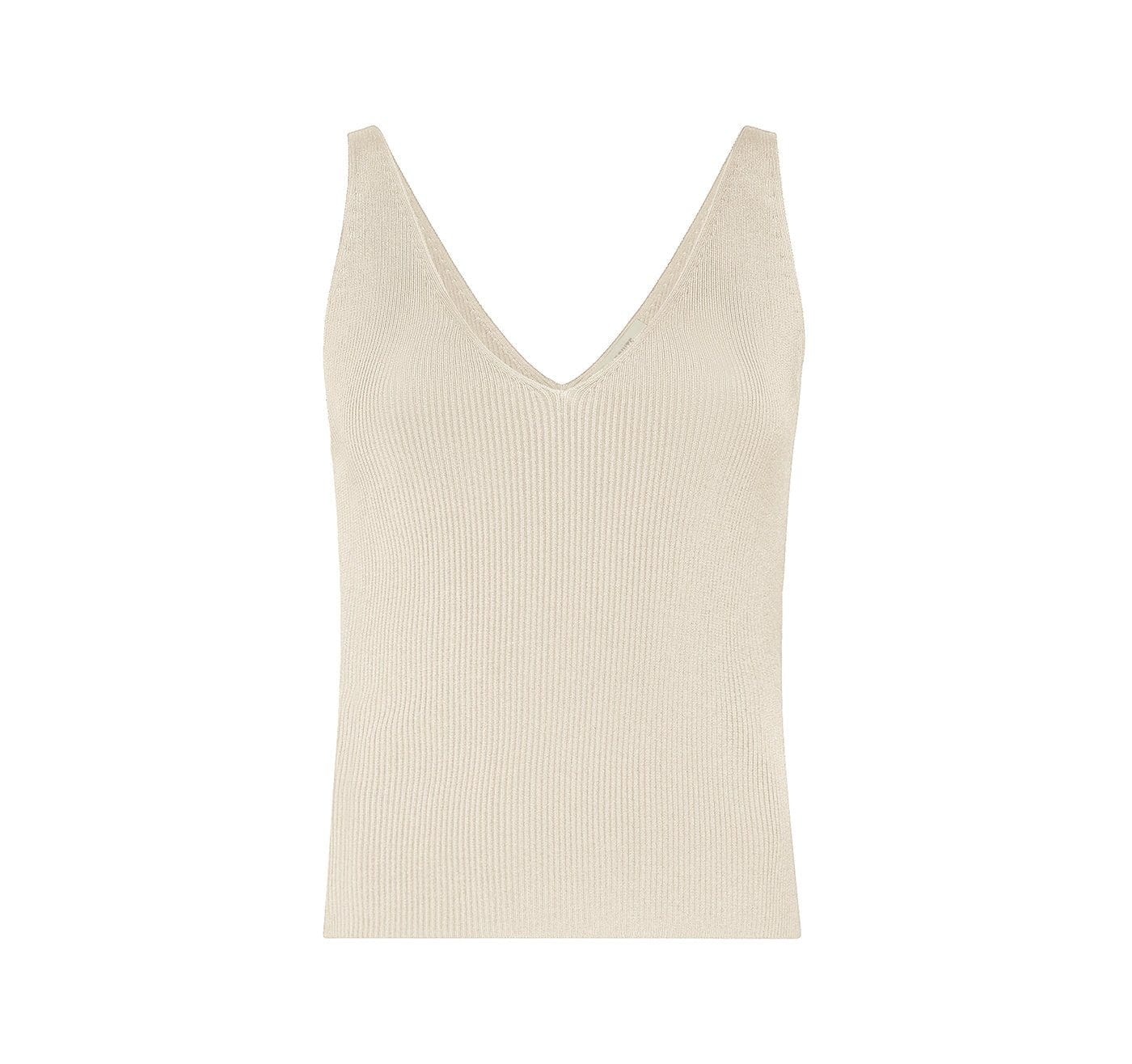 Shiny Viscose Tank Top - 1