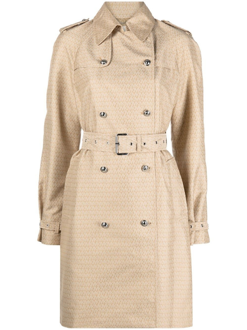 double-breasted trench coat 1