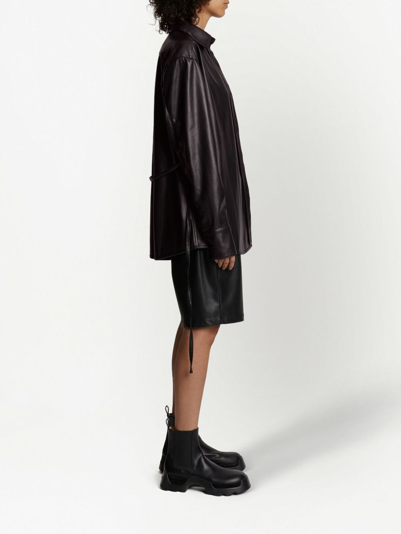 faux-leather shirt jacket 3