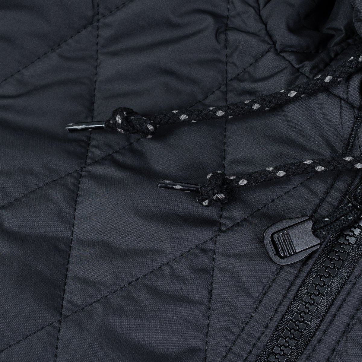 IHJ-100-BLK Quilted Light Parka - Black - 12