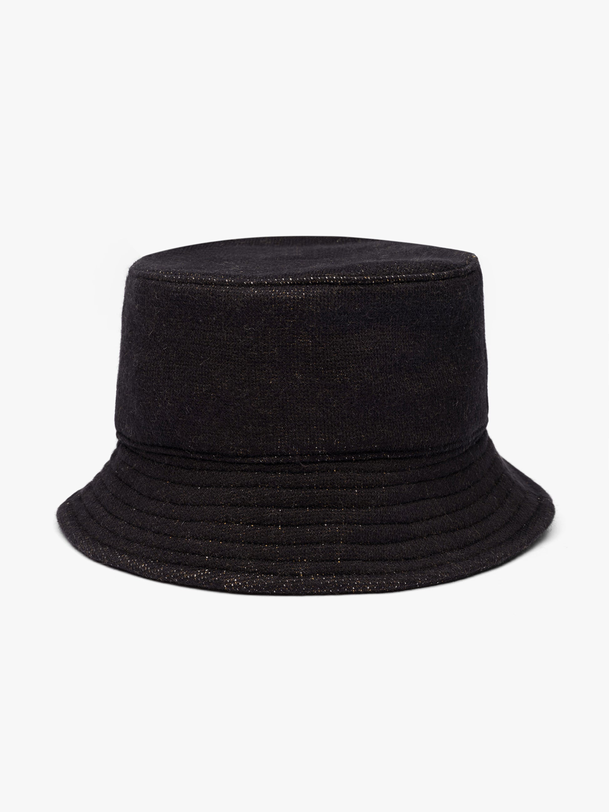 KNIT SCRIPT BUCKET HAT - 2