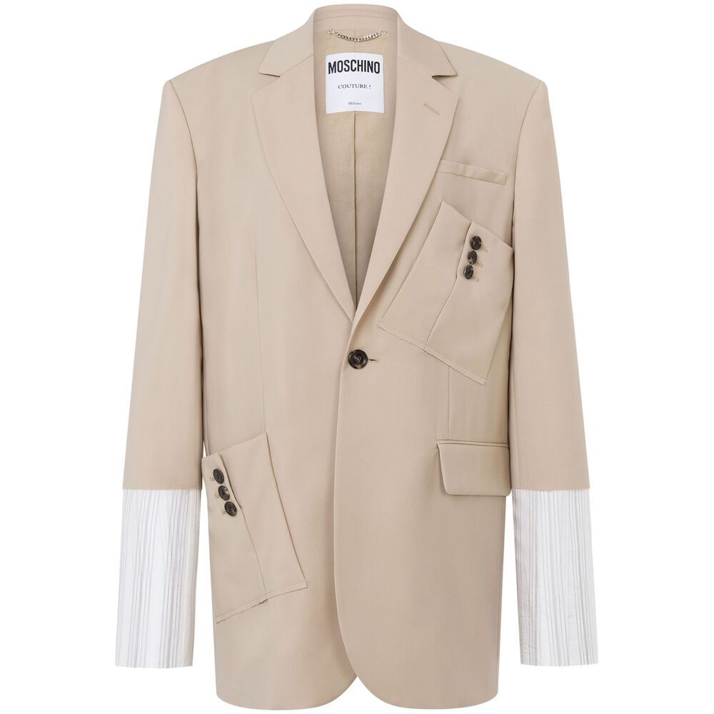 Moschino Neutrals Jackets - Blazers Women - 1