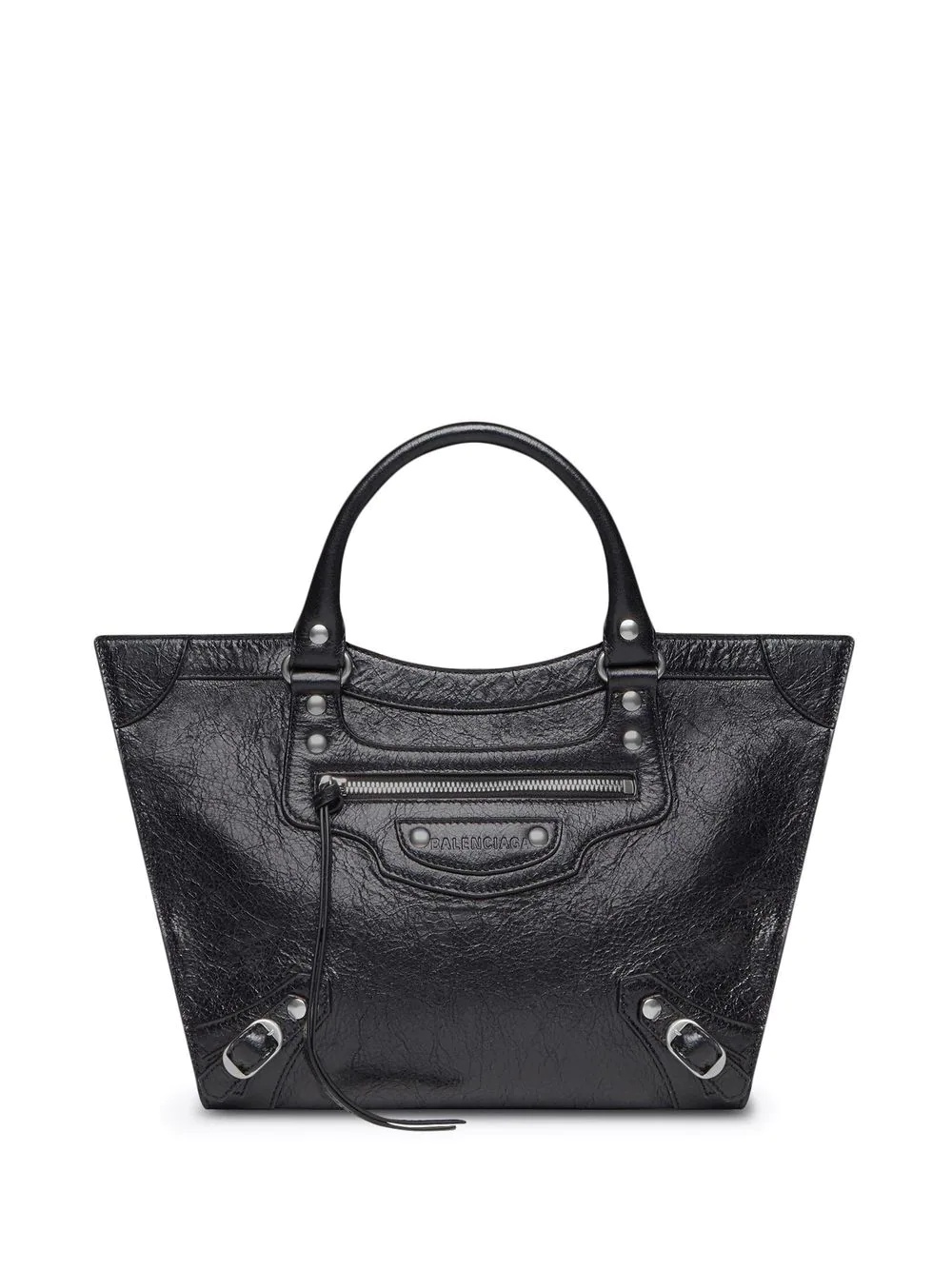 Neo Upside Down East-West leather tote - 1