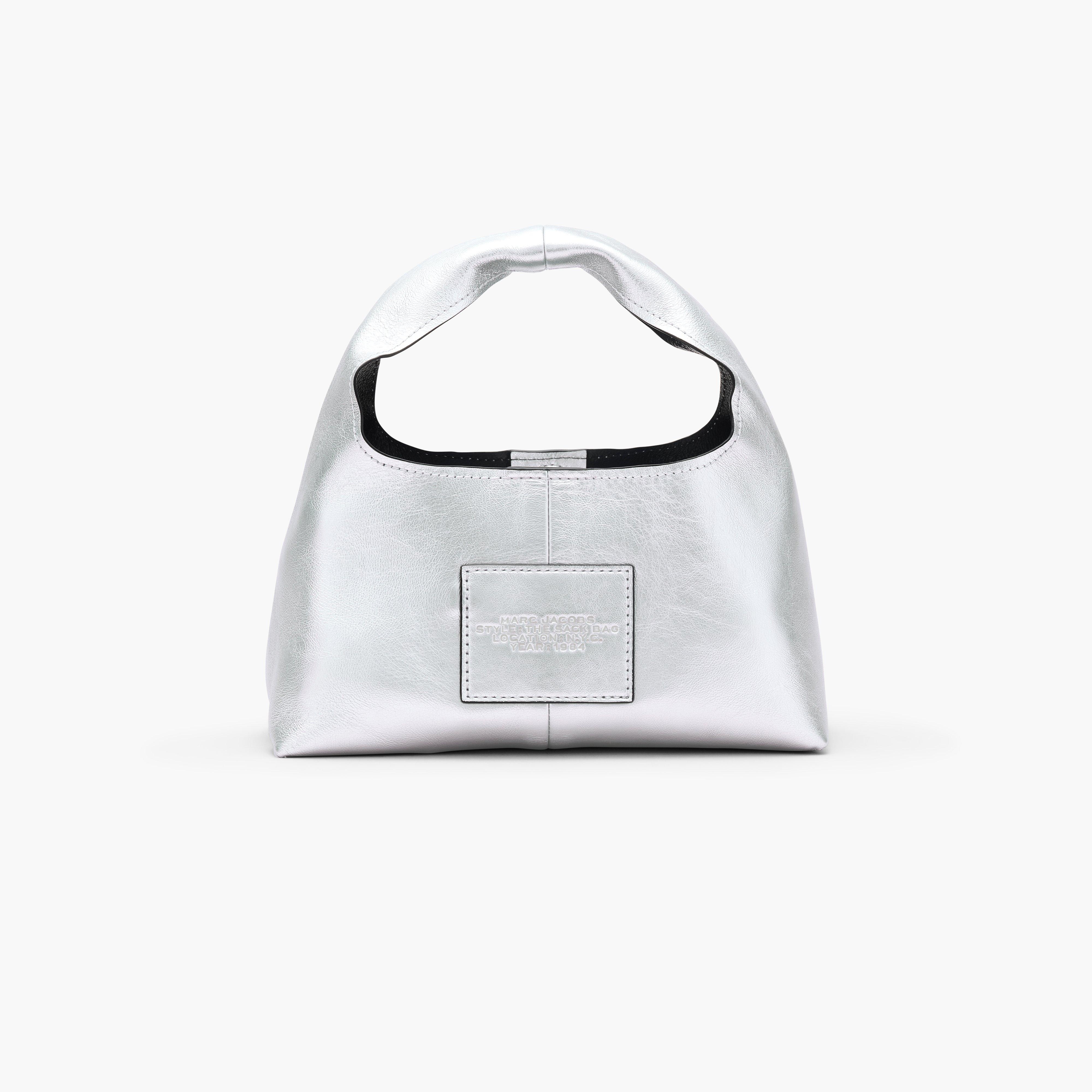 THE METALLIC LEATHER MINI SACK BAG - 2