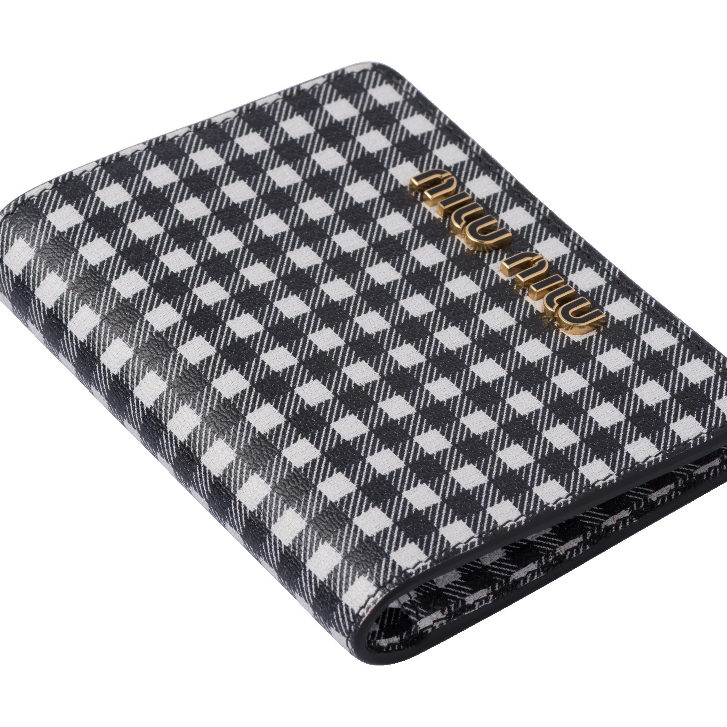 Small printed Madras leather wallet - 2