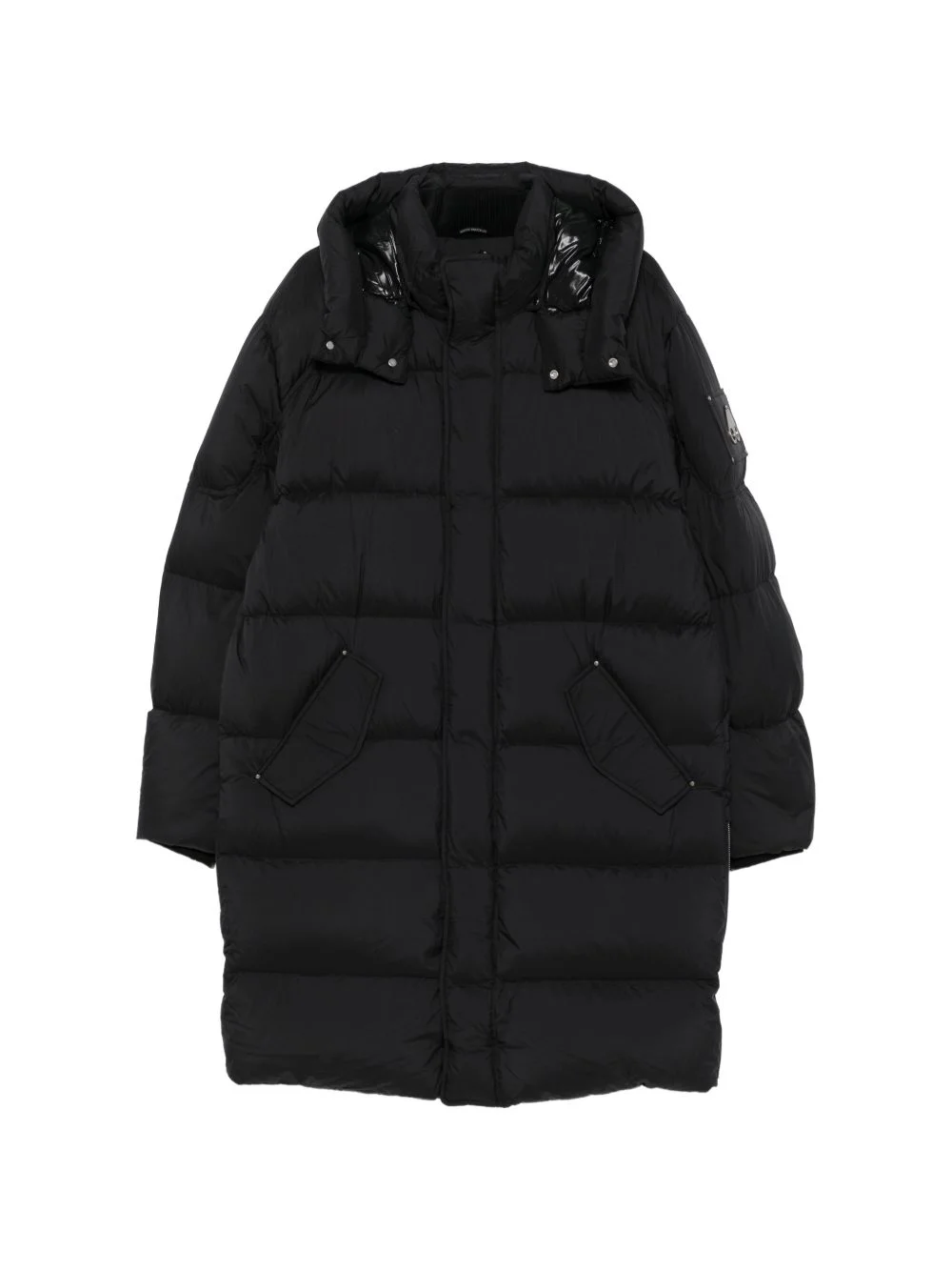 quilted hooded jacket - 1