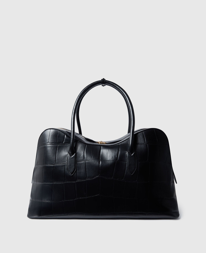 Ryder Crocodile-Embossed Weekender Bag 4