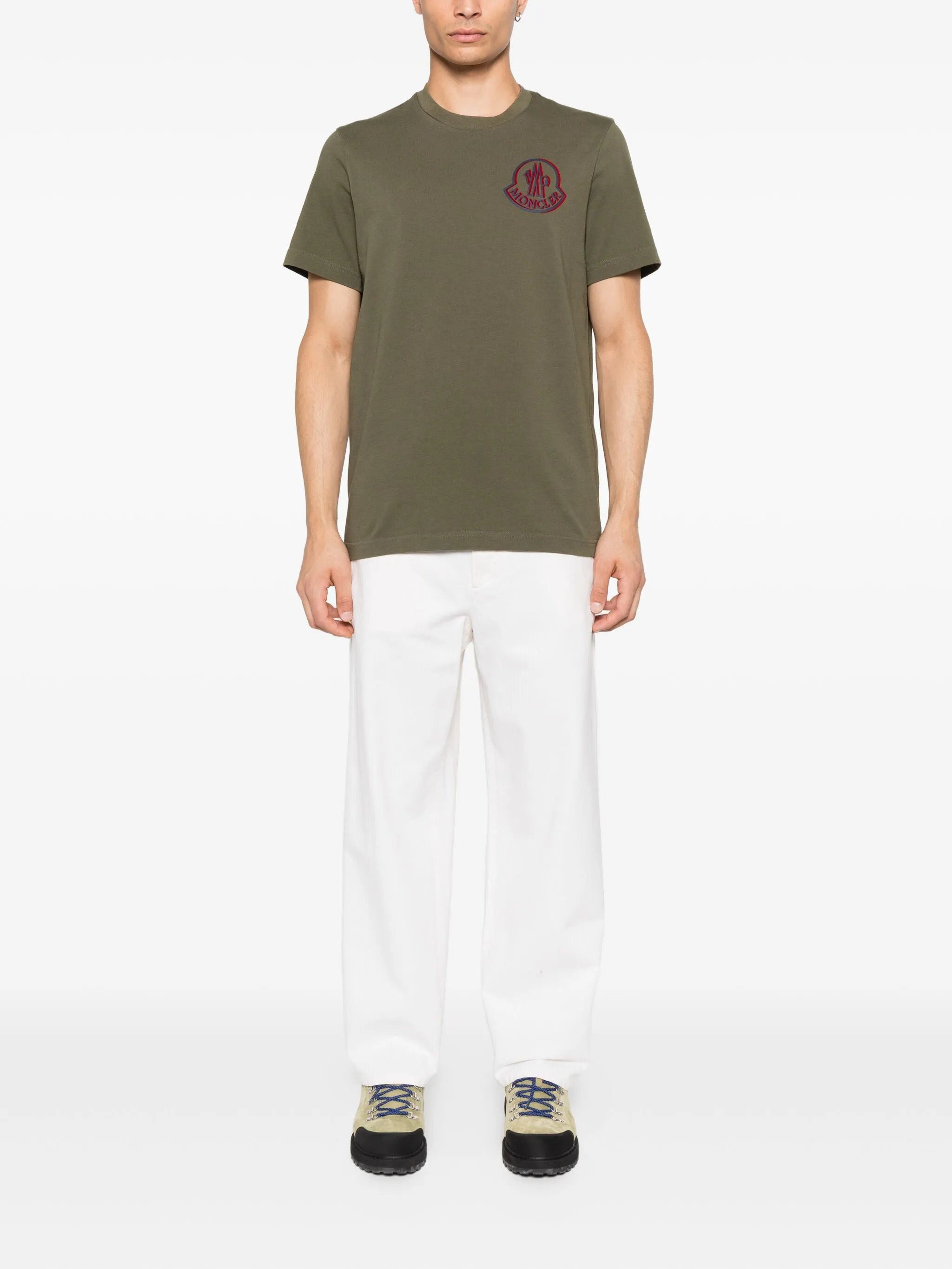 Moncler Logo-embroidered T-shirt - 4