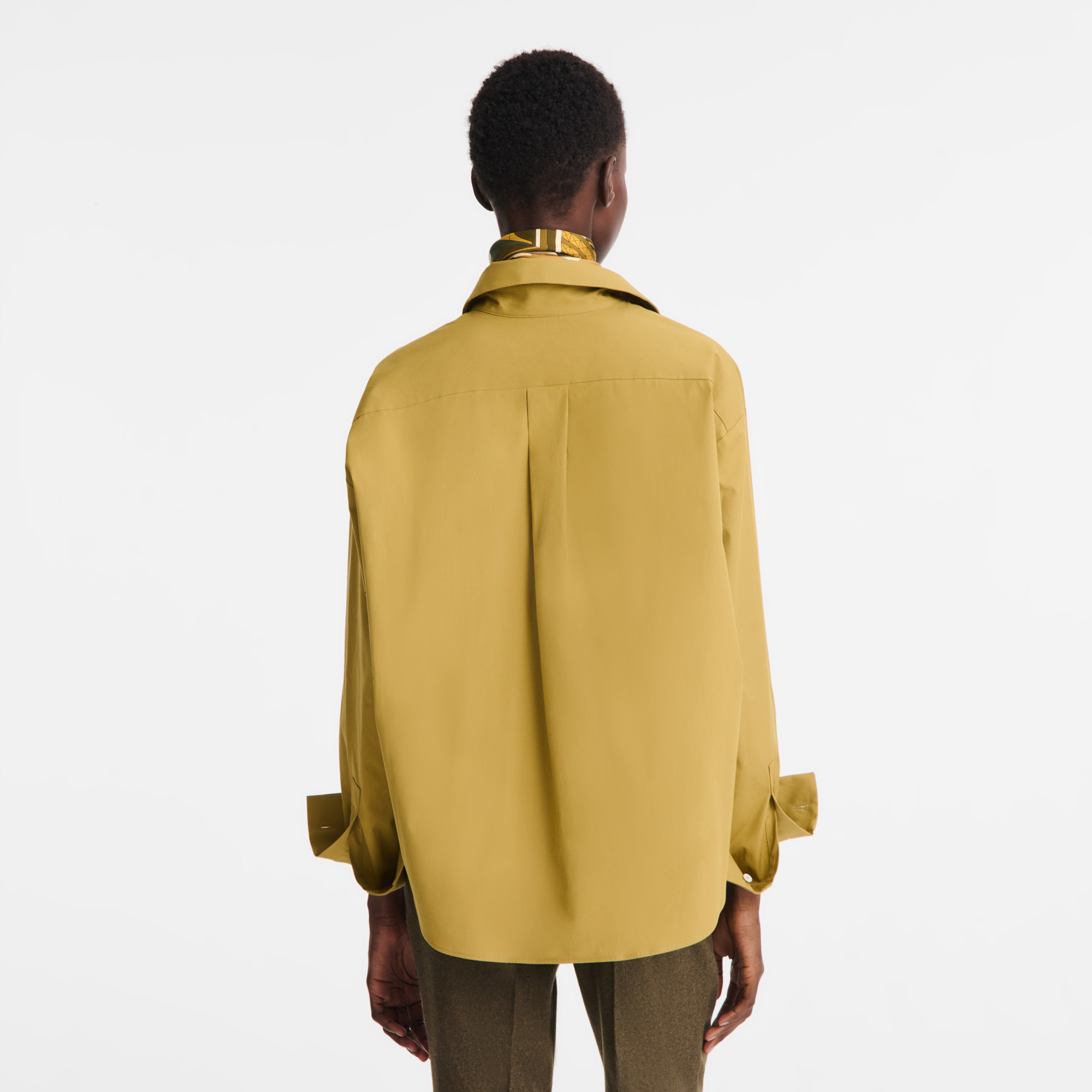 Shirt Olive - Popelin - 3