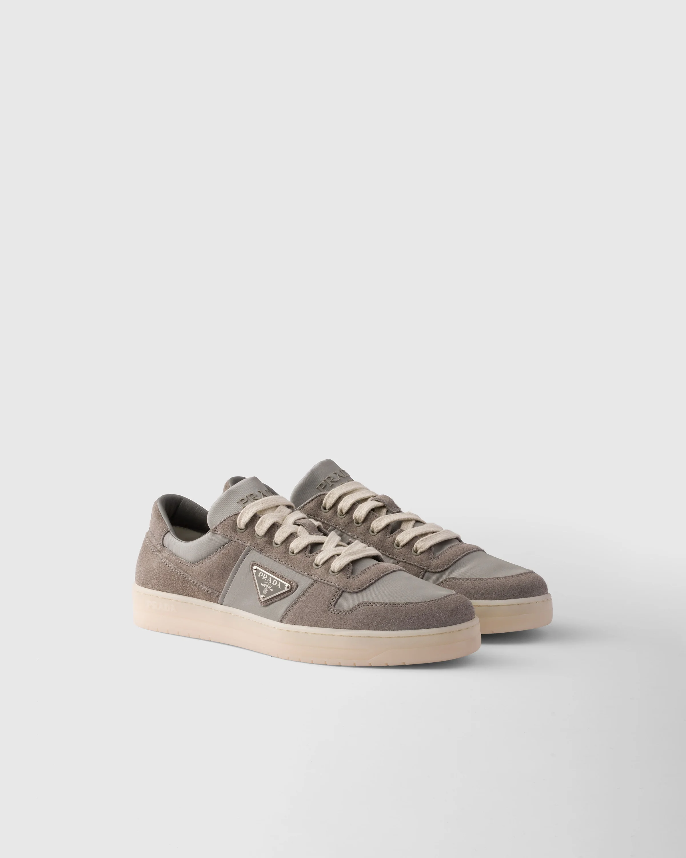 Downtown Re-Nylon and suede sneakers - 1