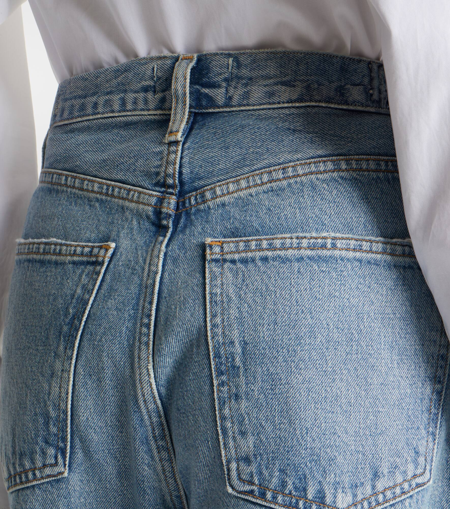 90's Pinch Waist high-rise straight jeans - 6