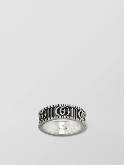 GUCCI GG Marmont Gucci ring in silver with GG monogram outlook