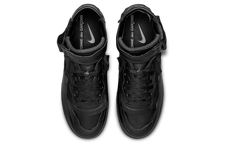 Nike COMME des GARCONS x Air Force 1 Mid 'Triple Black' DC3601-001 - 5