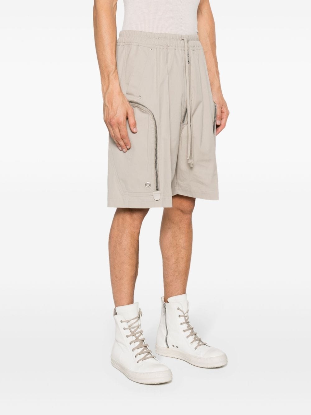 Bauhaus drop-crotch shorts - 3
