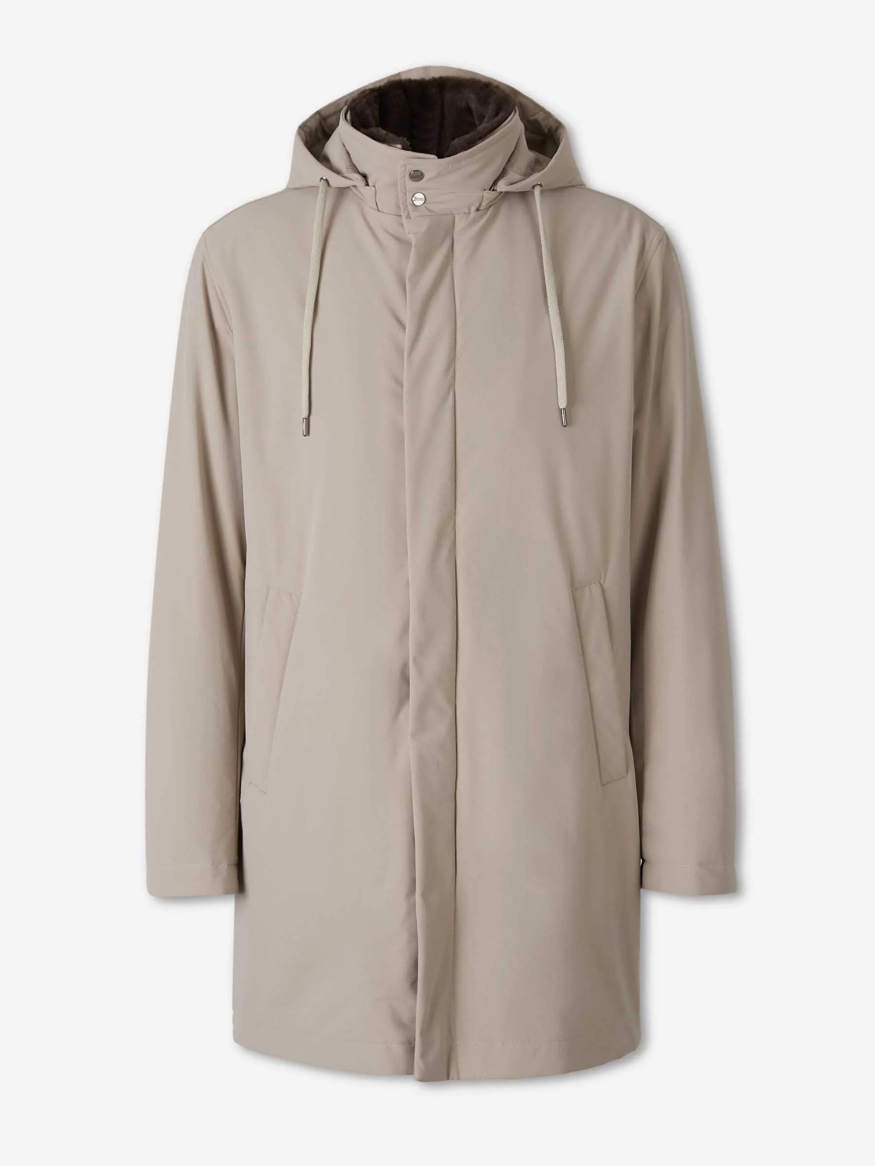 NYLON PARKA WITH HOOD - 1