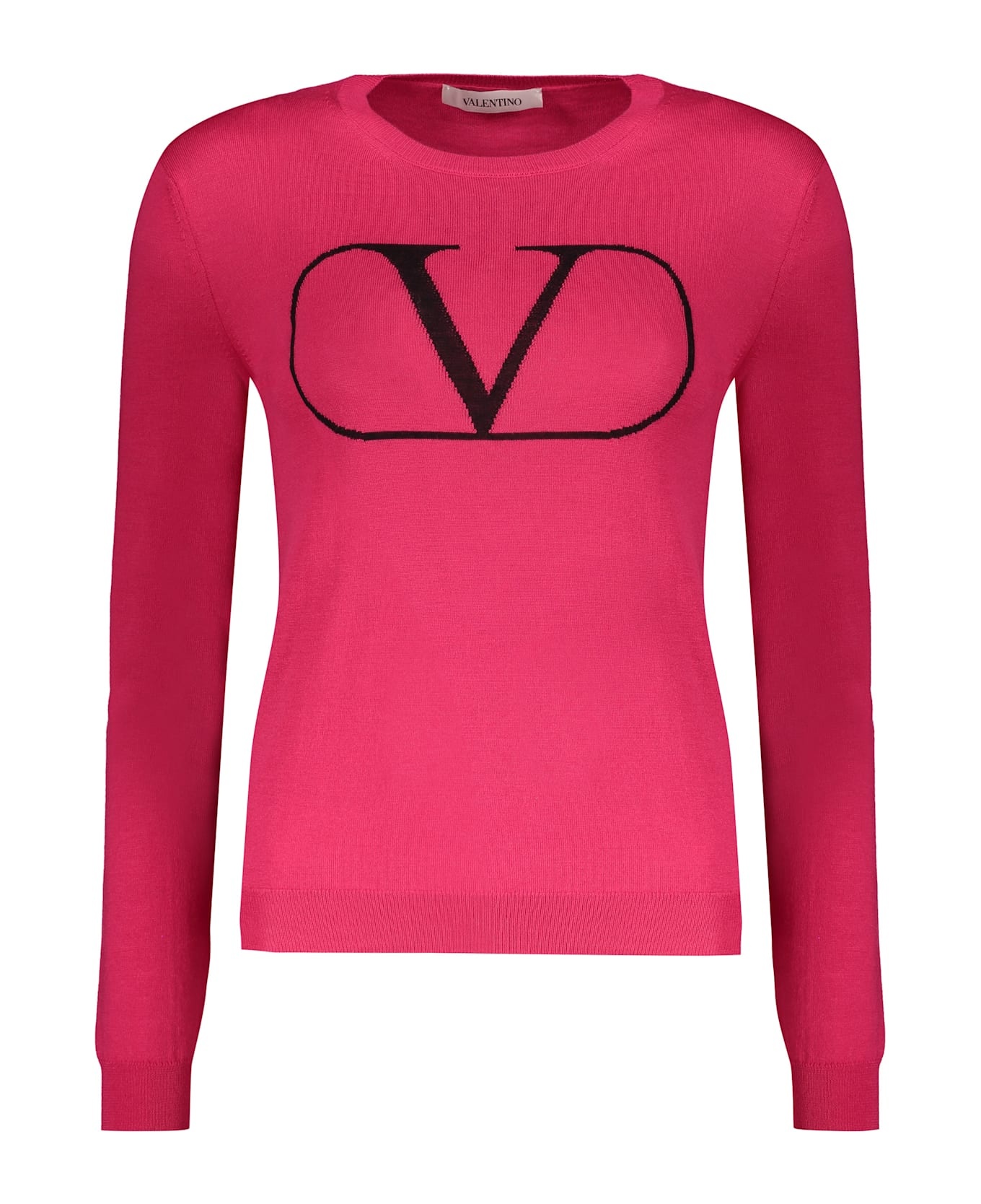 Long Sleeve Crew-neck Sweater - 1