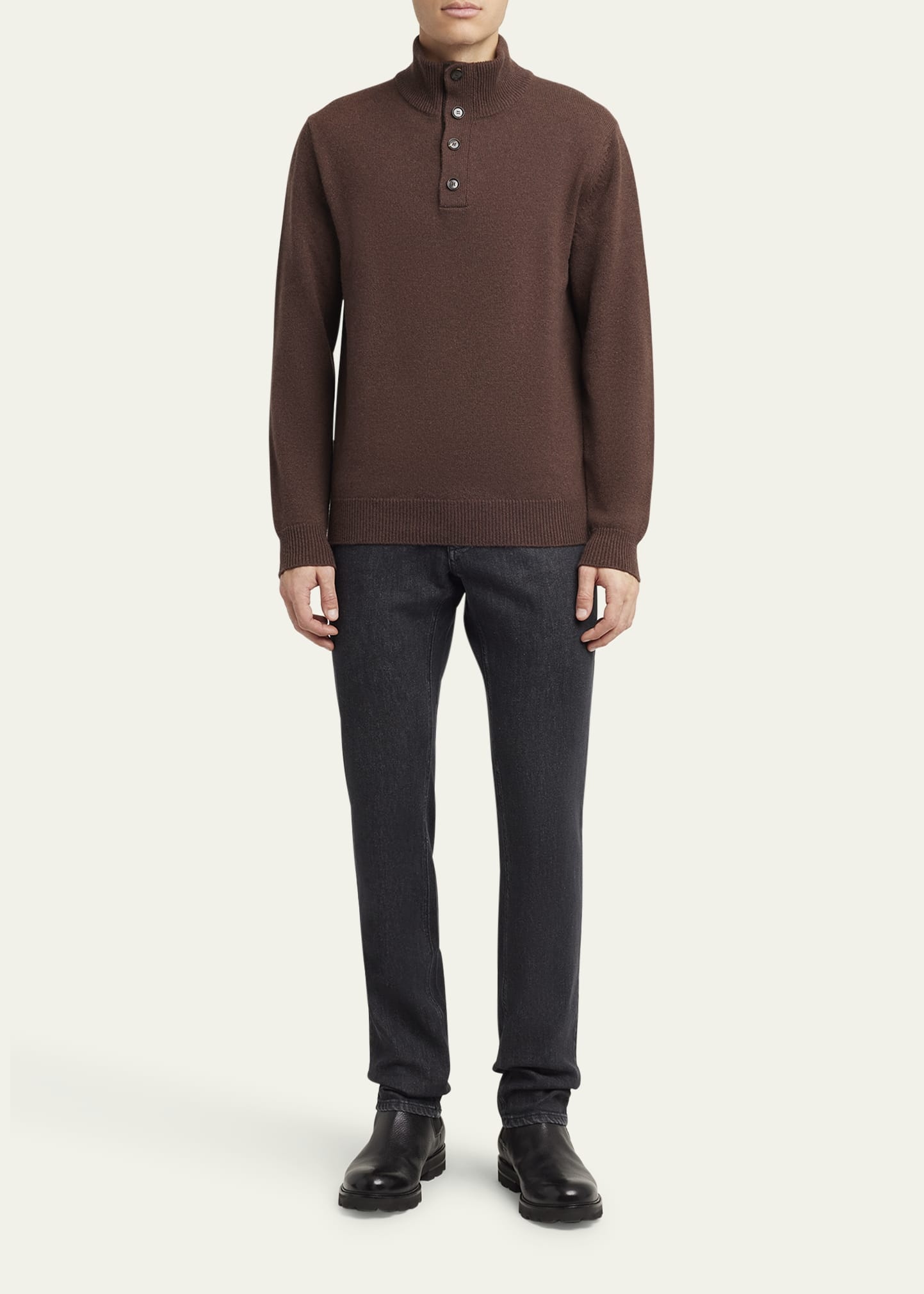 Men's Slim Denim Stretch Jeans - 2