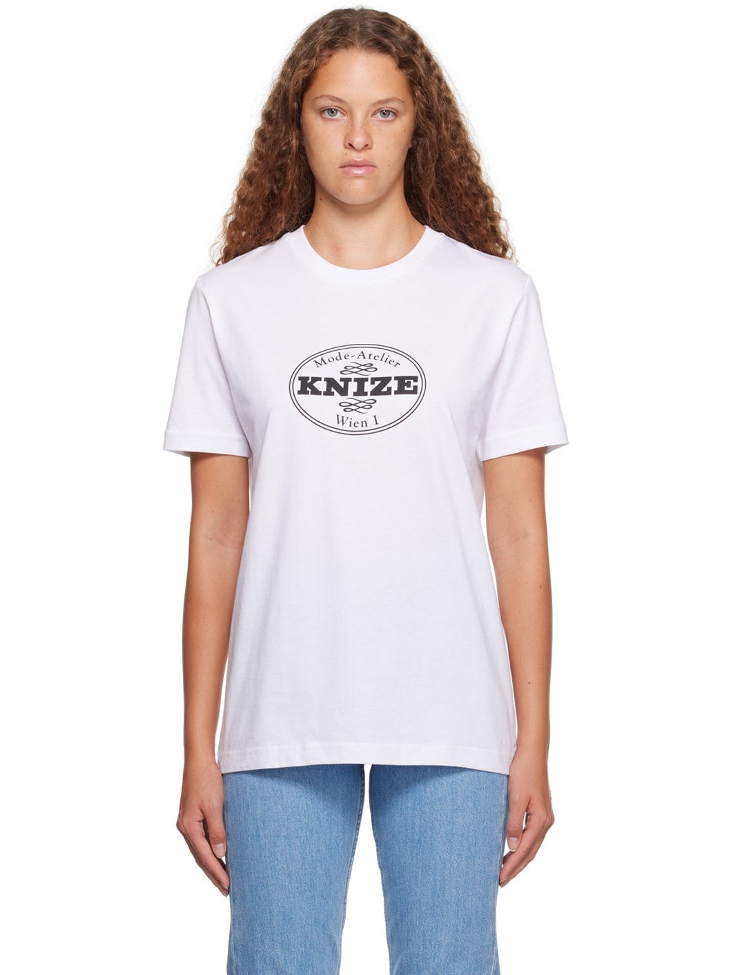 White 'Knize' T-Shirt - 1