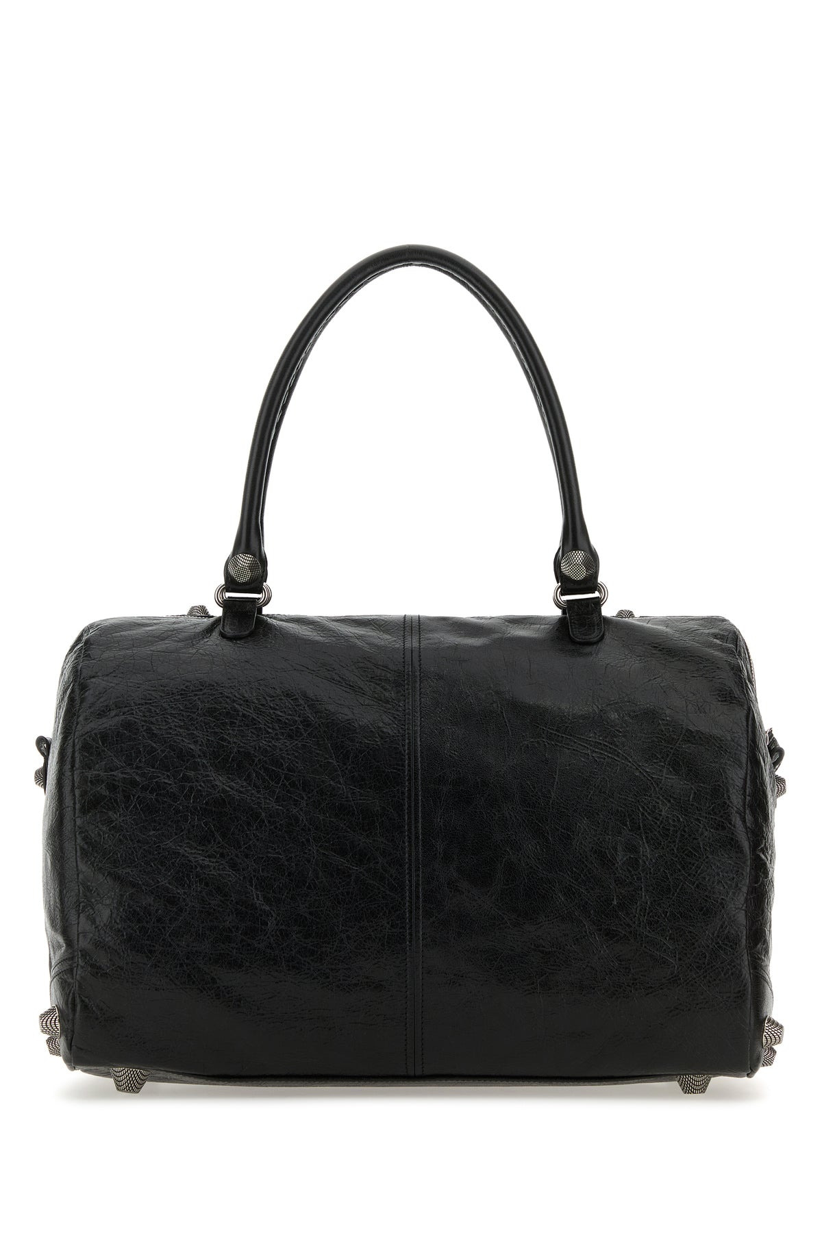 Black nappa leather Le Cagole shopping bag - 3