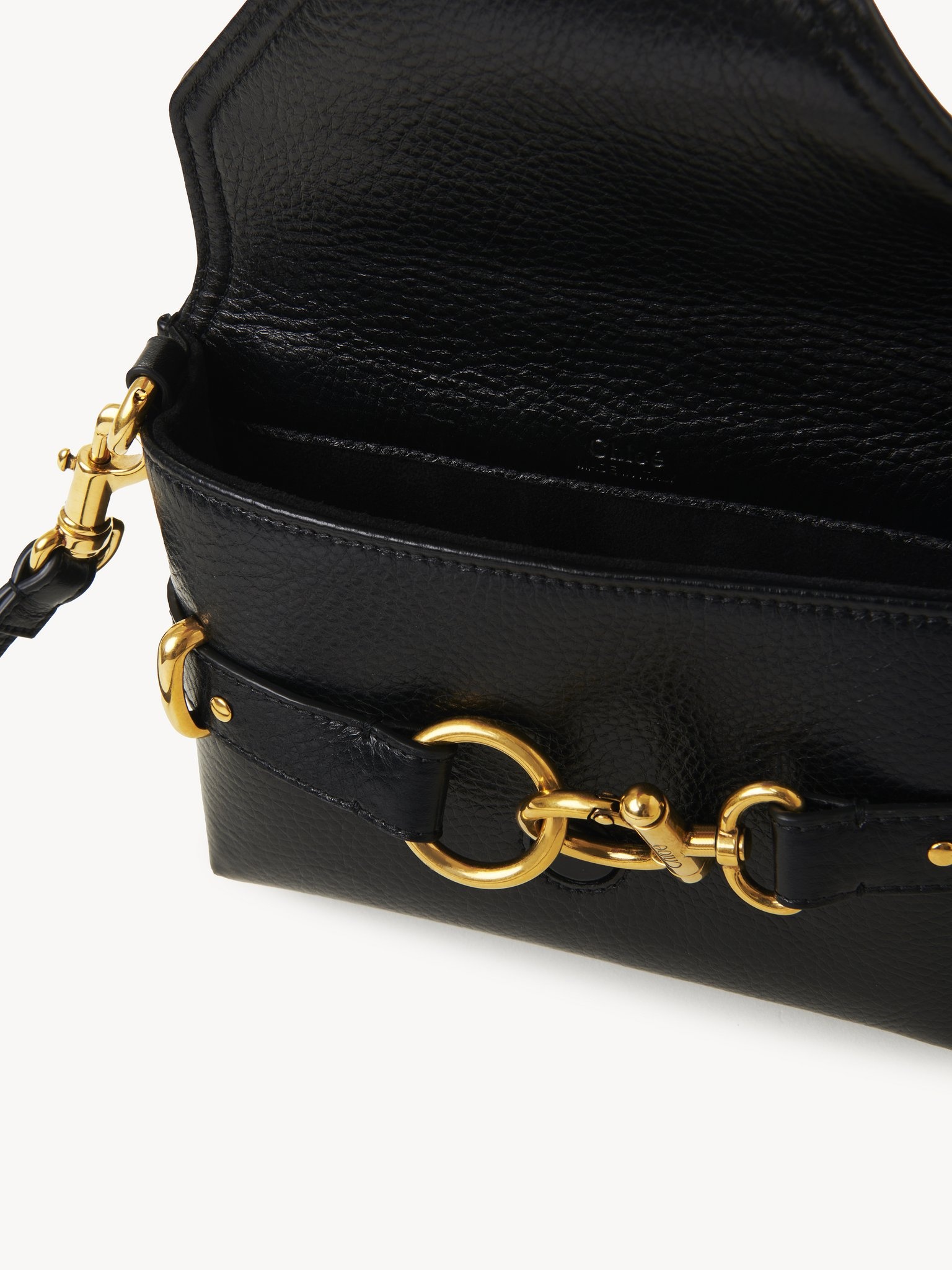 MINI CROSSBODY CAPE BAG IN GRAINED LEATHER - 3