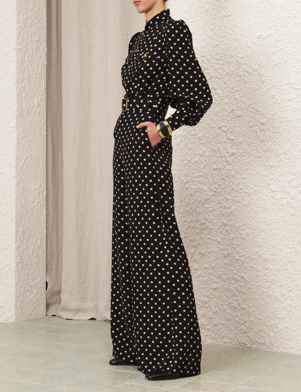 Zimmermann BELTED WIDE LEG PANT | REVERSIBLE
