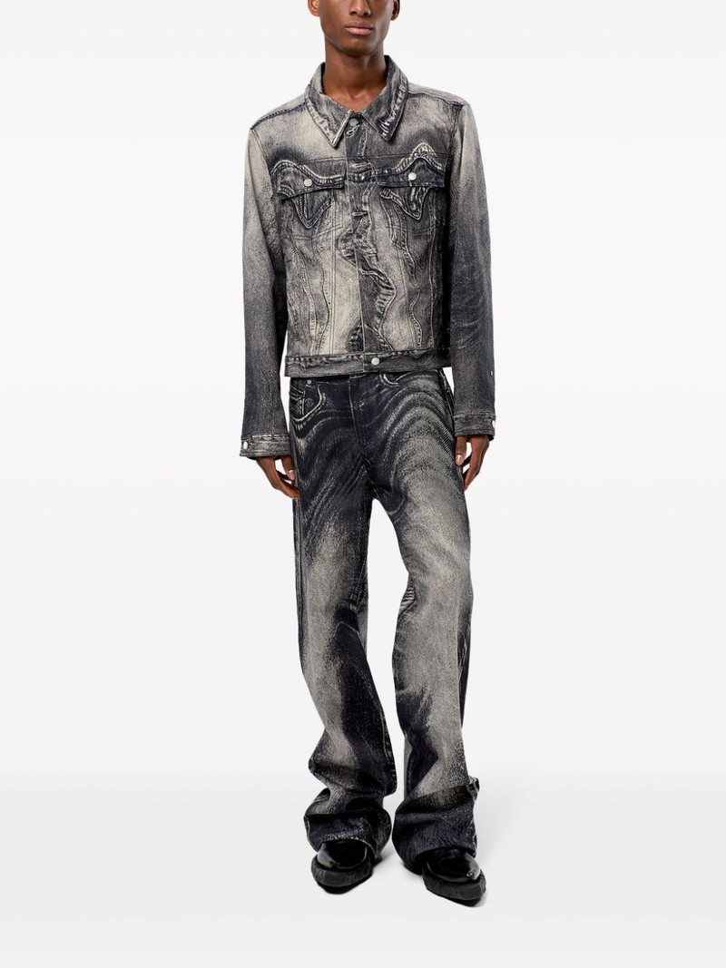 CAMPERLAB swirl-print denim jacket outlook