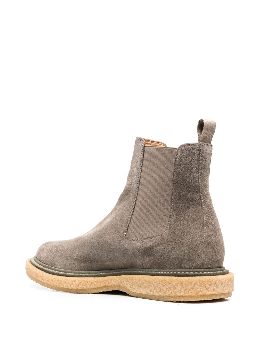 elasticated-panel suede boots - 3