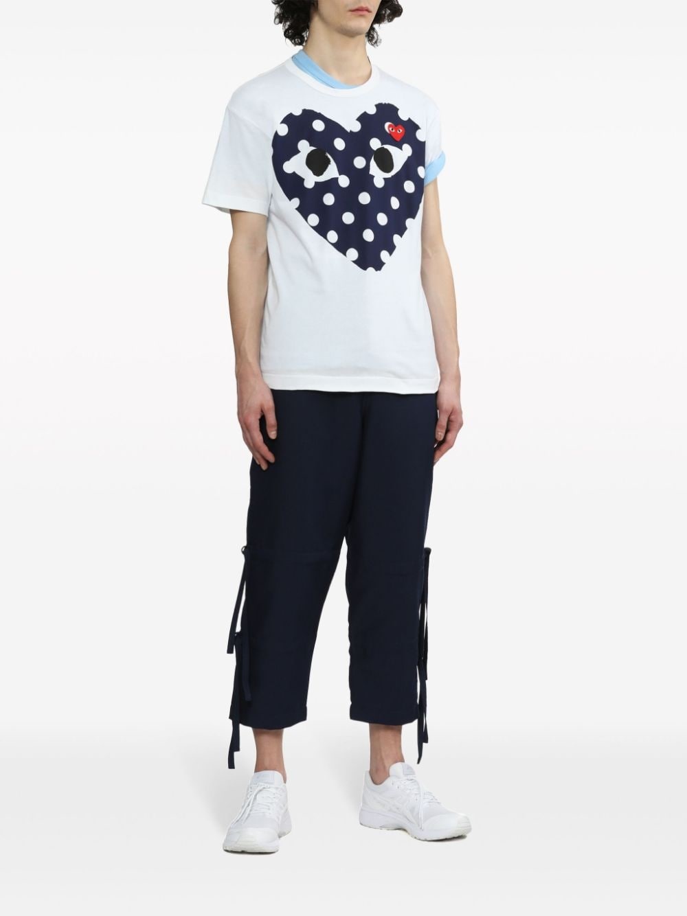 heart-print cotton T-shirt - 2