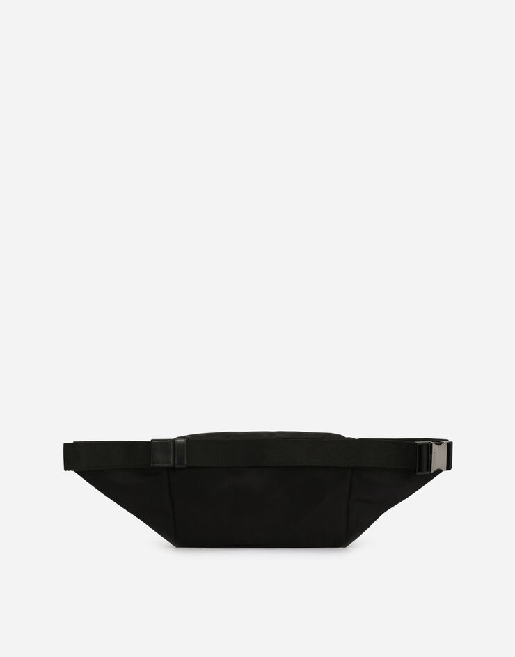 Nylon belt bag with branded plate - 3