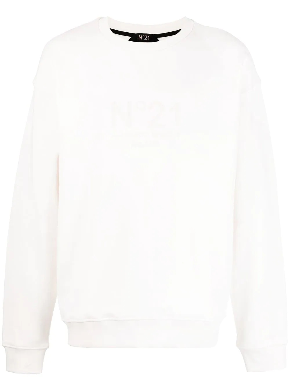 logo-print crew-neck sweatshirt - 1