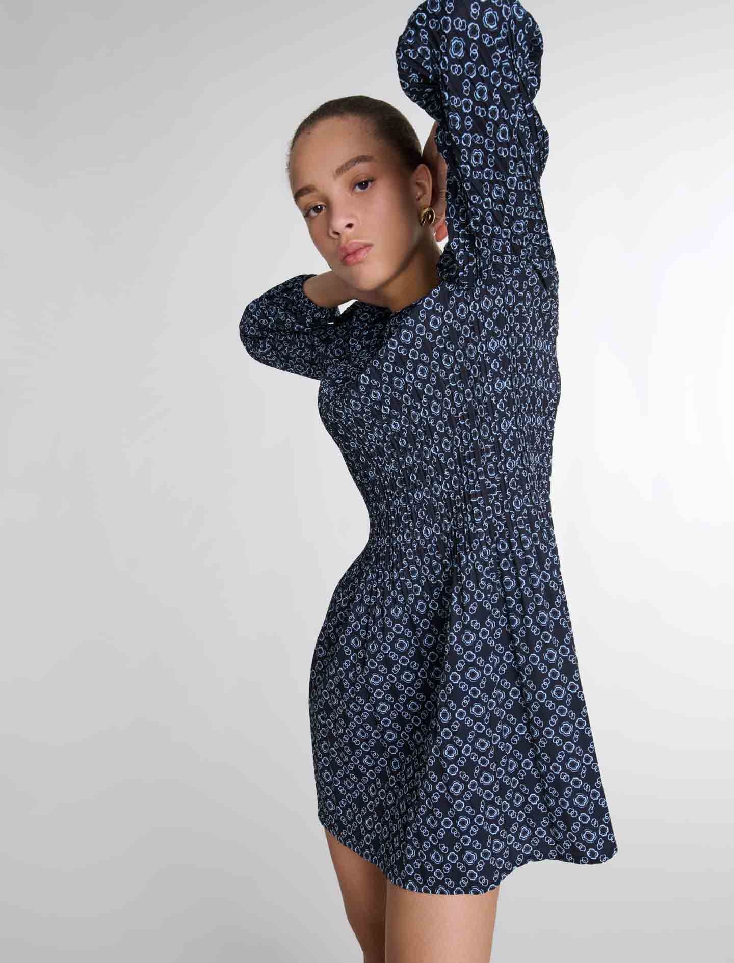 Short Clover motif dress - 7