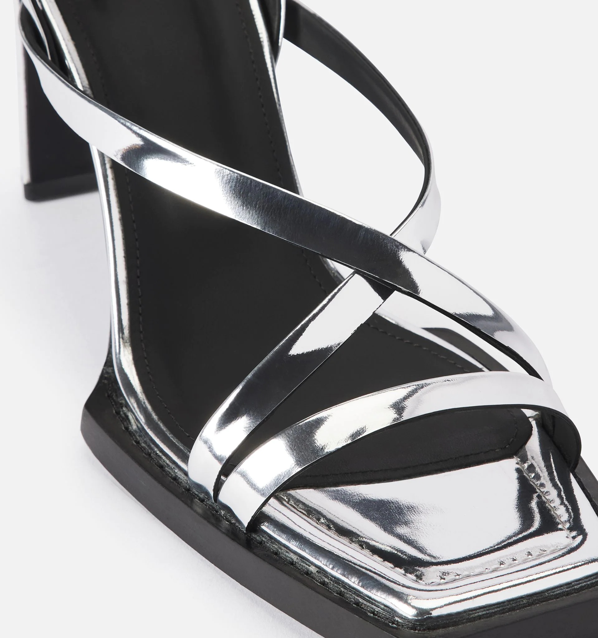 Multi Straps Heeled Sandals - 6