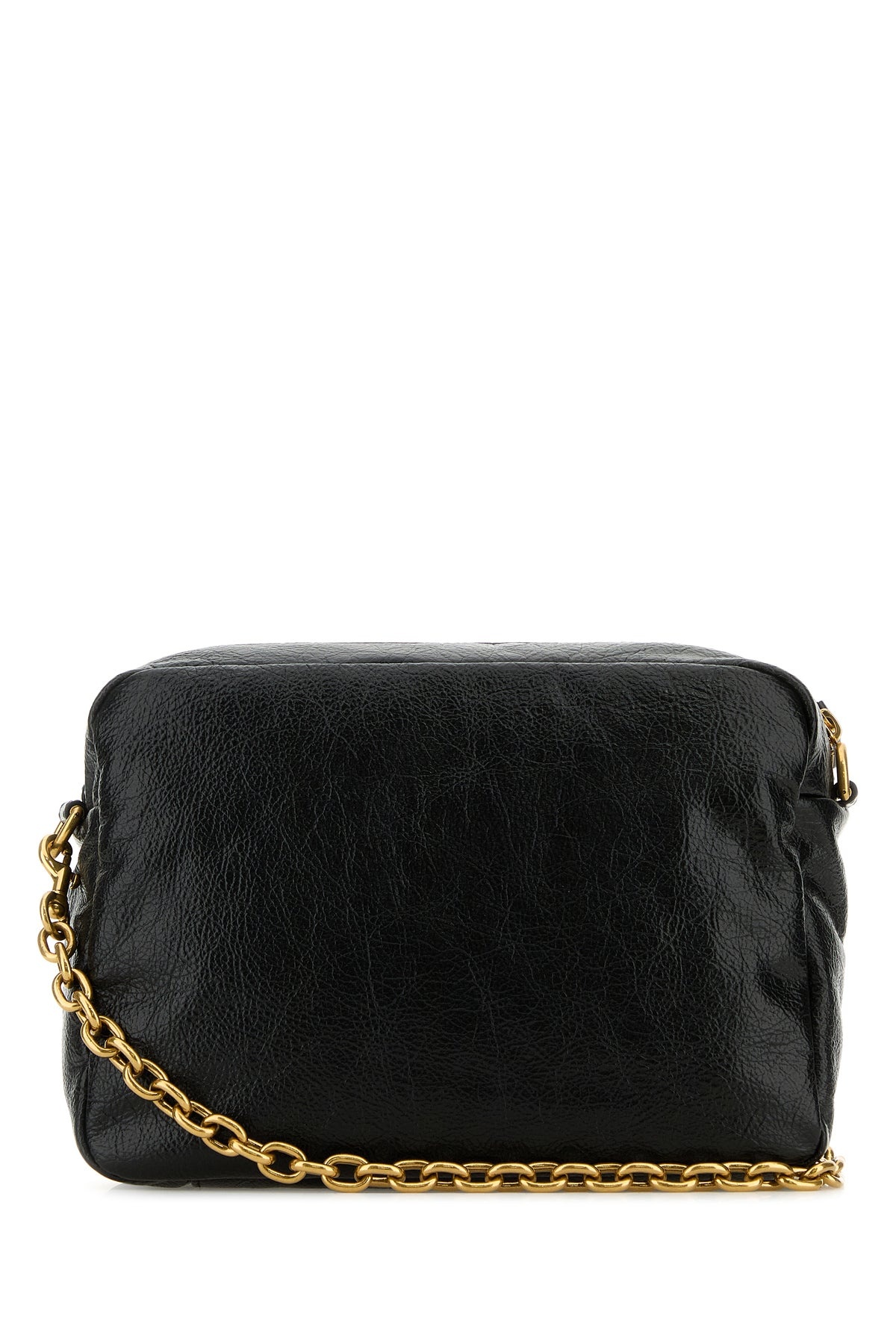 Black leather small Monaco crossbody bag - 3