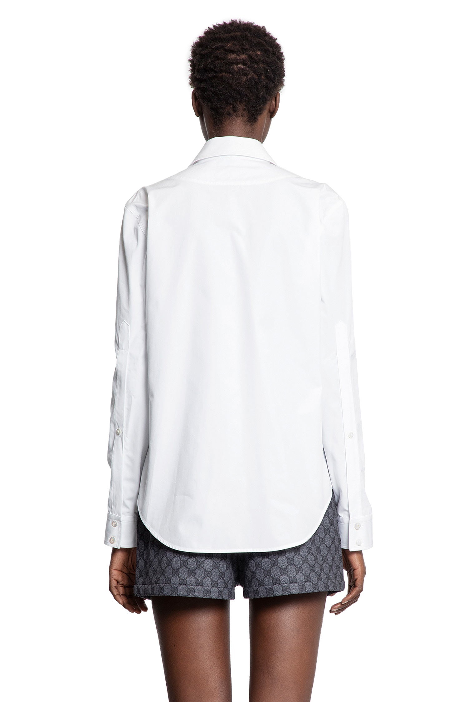 Cotton-Poplin-Horsebit-Shirt - 3