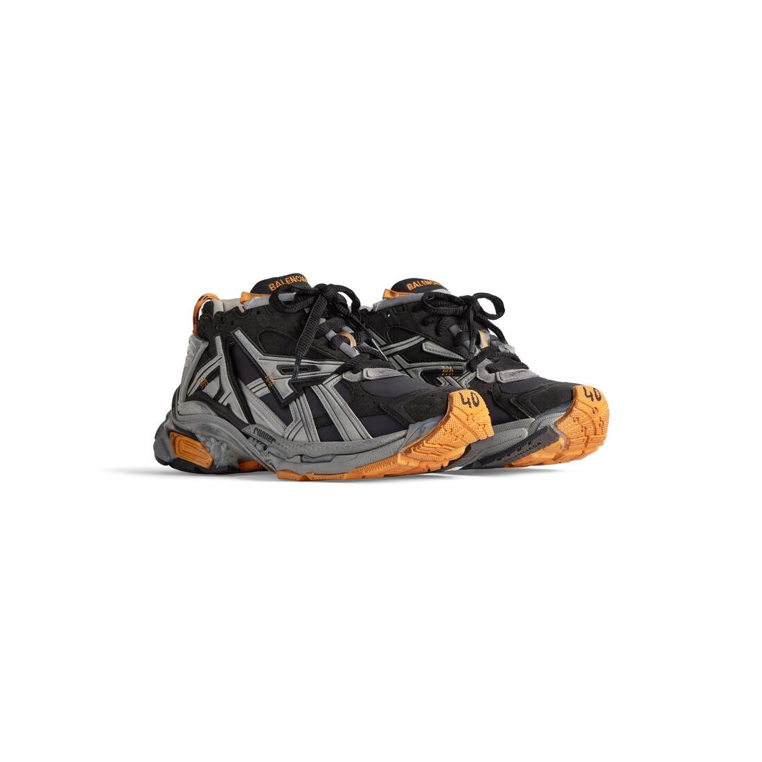 Men's Runner Sneaker in Black - 2