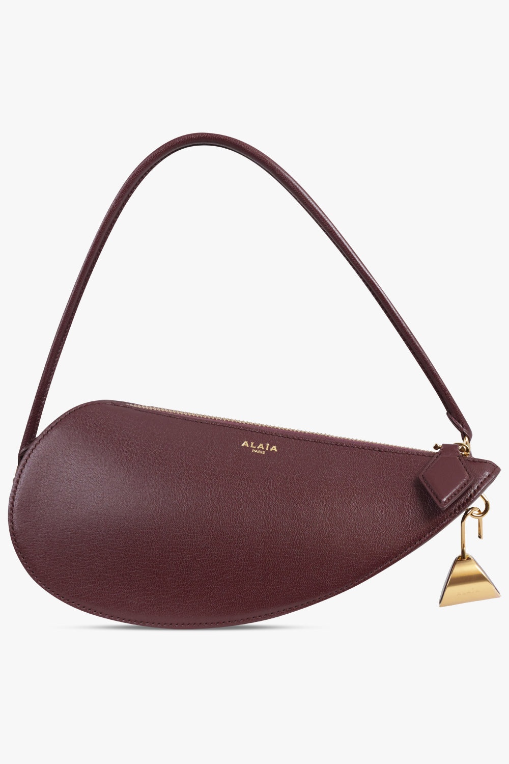 LE DEMI COEUR HALF HEART SHOULDER BAG | GARNET RED - 1