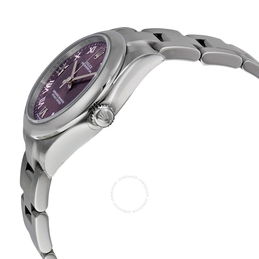 Pre-owned Rolex Oyster Perpetual 31 Puple Dial Ladies Watch 177200PURO - 2