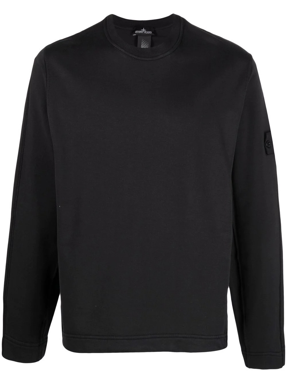 logo-patch sleeve jumper - 1